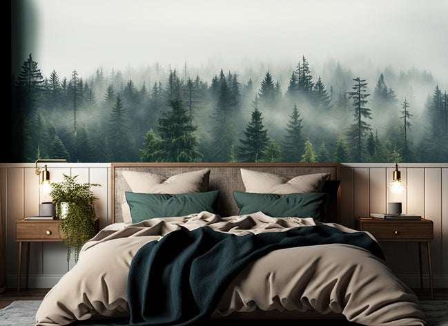 Brume Matinale en Forêt