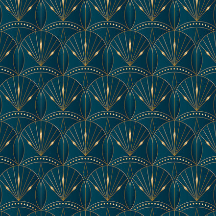 Éventails Art Déco Azur