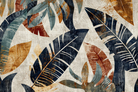 Feuillage Tropical Abstrait