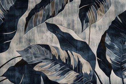 Feuilles Tropicales au Crépuscule