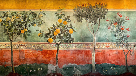 Fresque Murale du Verger Antique