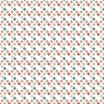 Mosaïque de Diamants Pastel