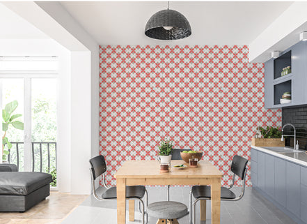 Motif Géo-Floral Rétro