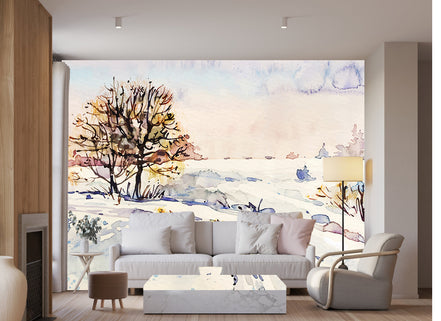 Paysage Hivernal Aérien