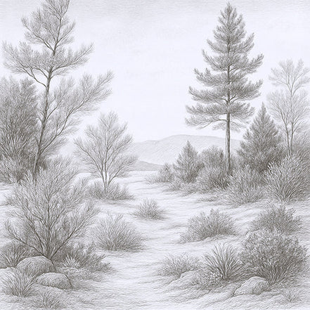 Paysage Hivernal Esprit Croquis