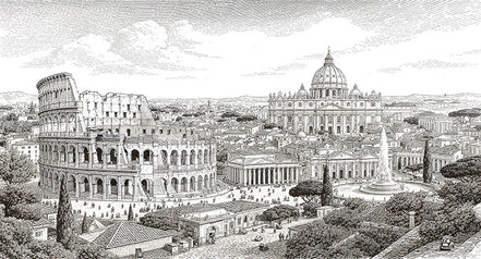 Rome en Noir et Blanc