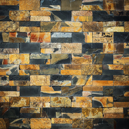 Texture Murale Naturelle aux Tons Chauds