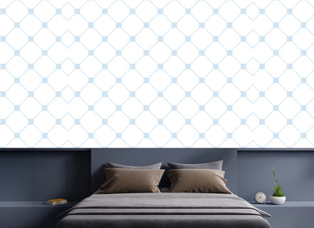 Treillis Diamanté Bleu Ciel