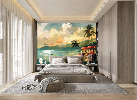 Villa Côtière et Paysage Estival