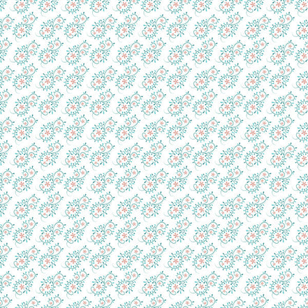 Volutes Florales Pastel
