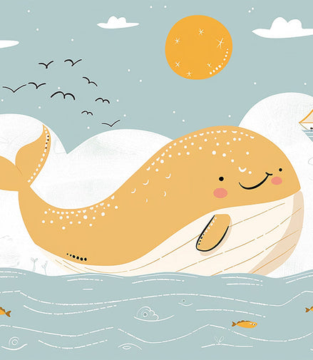 Baleine Souriante et Ciel Ensoleillé
