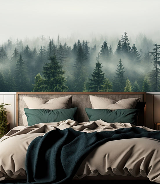 Brume Matinale en Forêt