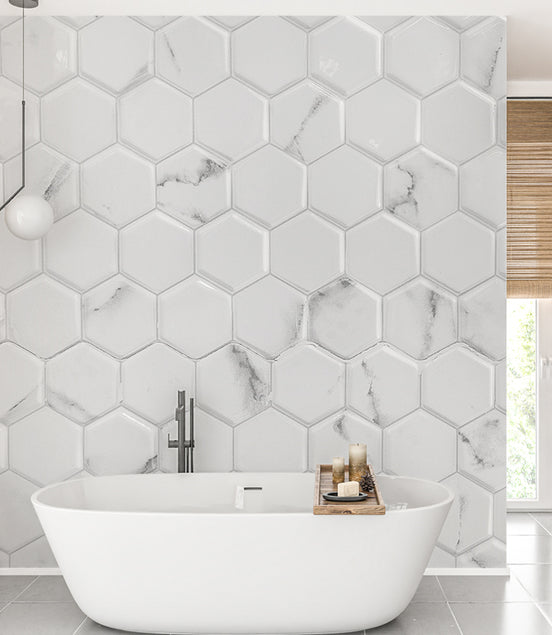 Carrelage Hexagonal Élégance Minimaliste