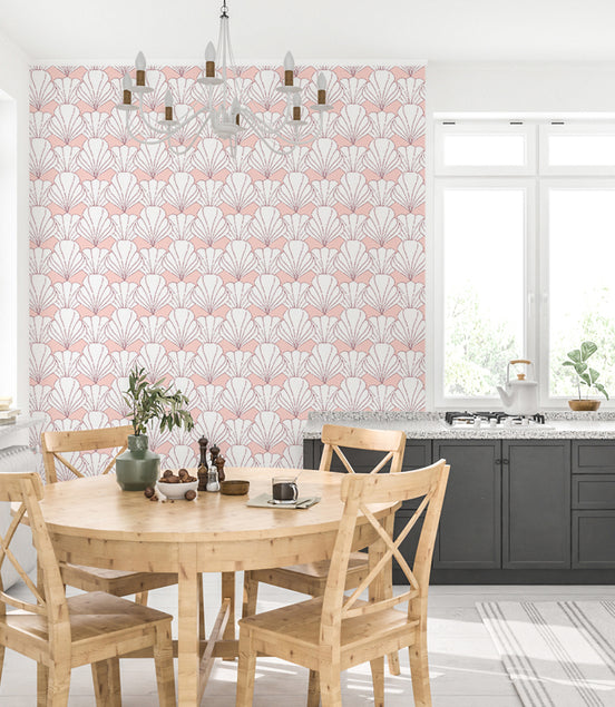 Coquillages Art Déco Rosé