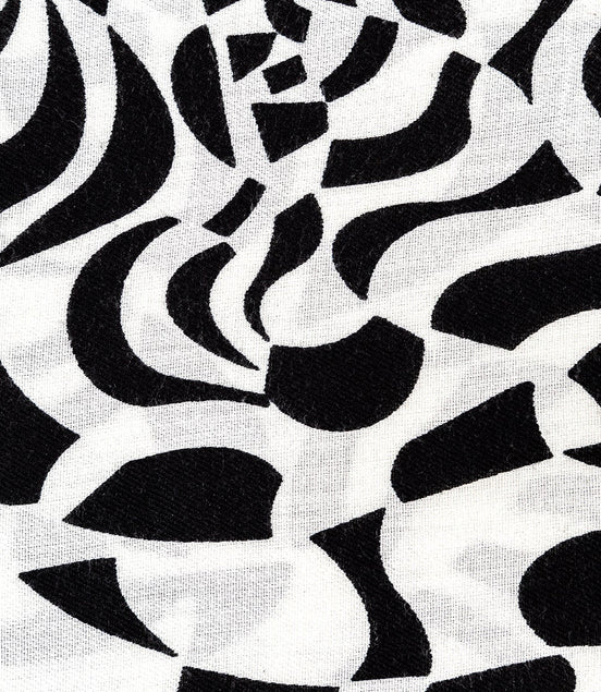 Damier Abstrait Noir et Blanc