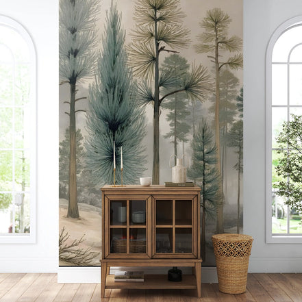 Forêt de Conifères Éthérée