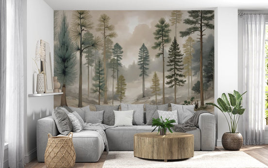 Forêt de Conifères Éthérée