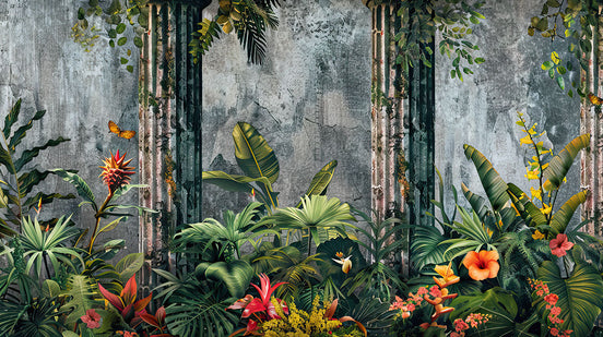 L'Étreinte de la Nature sur les Vestiges