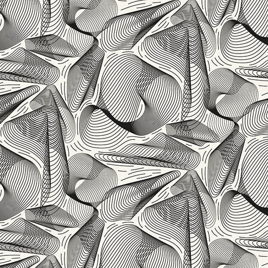 Ondulations Abstraites Grises