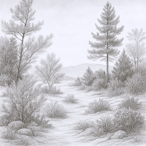 Paysage Hivernal Esprit Croquis