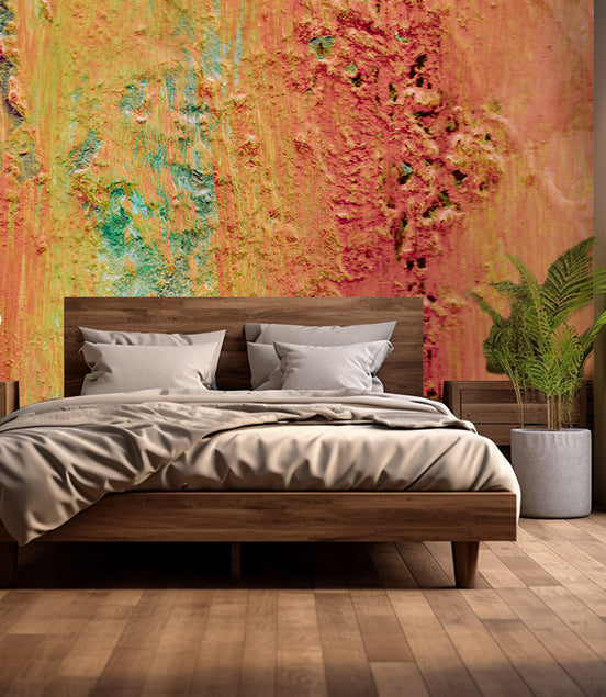 Texture Abstraite Oxyde et Corail