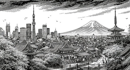Tokyo en Noir et Blanc