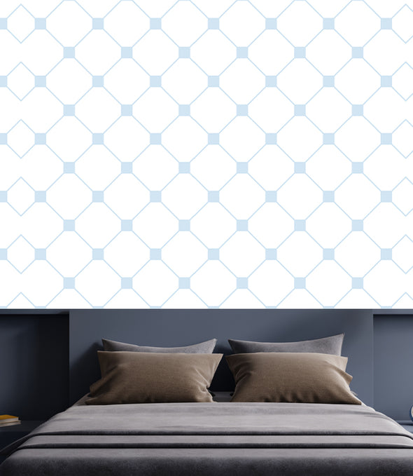 Treillis Diamanté Bleu Ciel