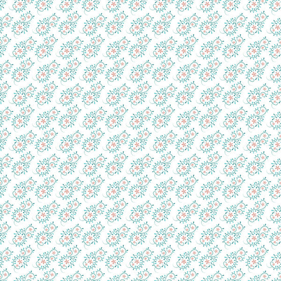 Volutes Florales Pastel